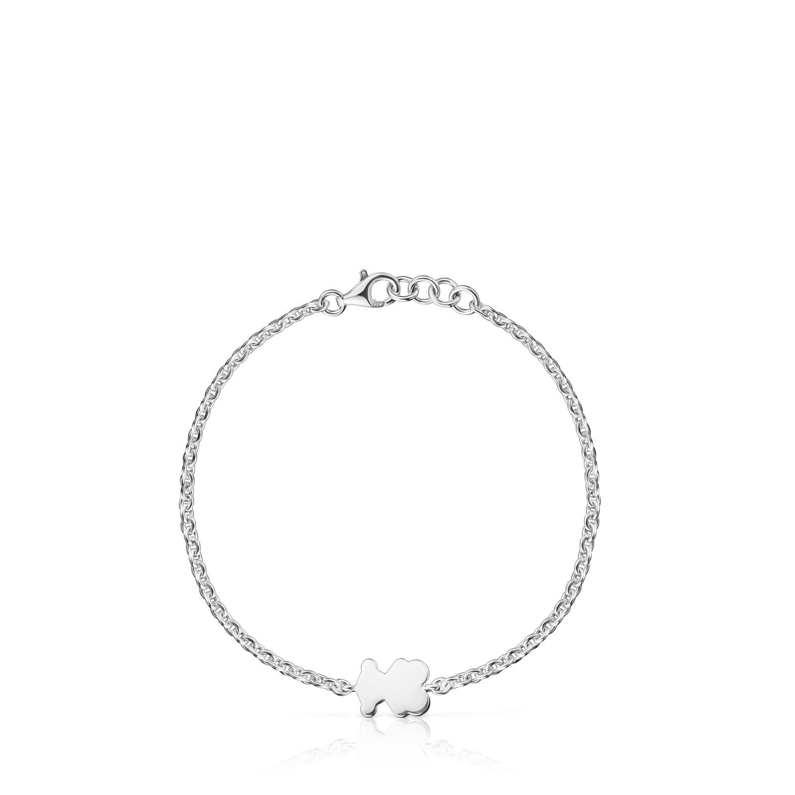 Pulsera cadena TOUS Sweet Dolls de plata de primera ley con motivo oso