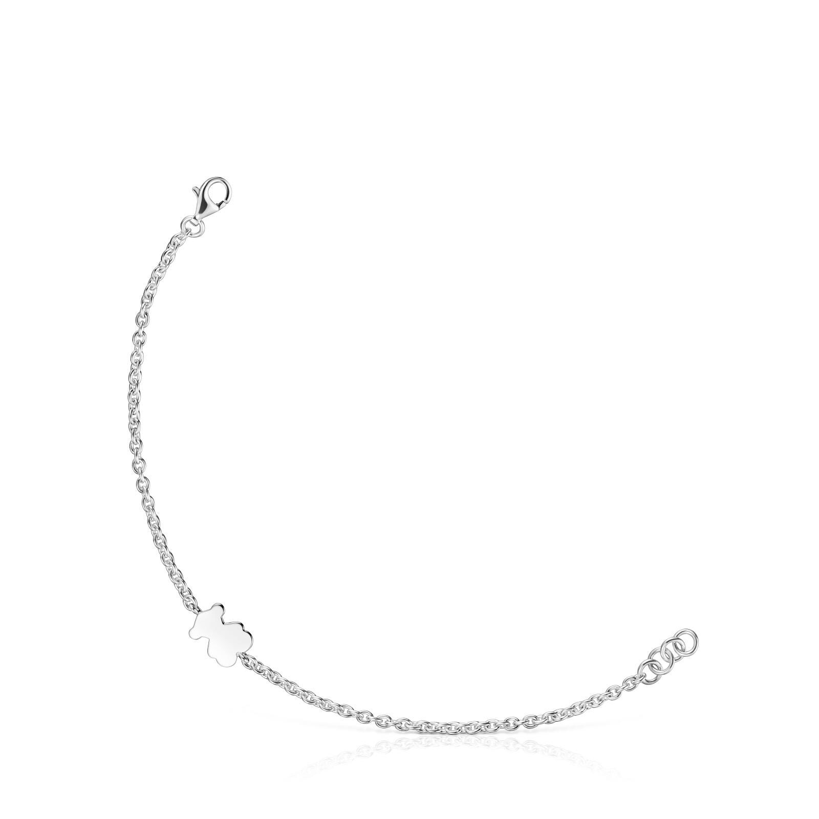 Pulsera cadena TOUS Sweet Dolls de plata de primera ley con motivo oso