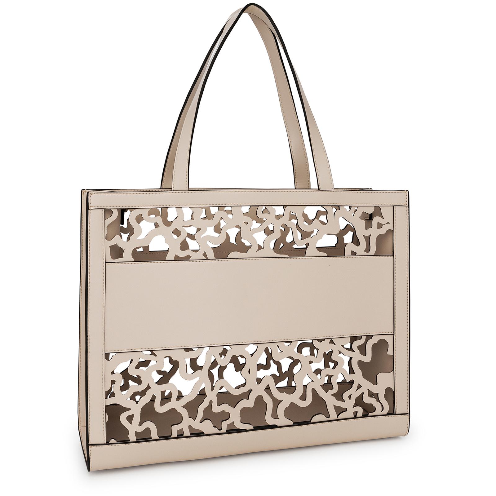 Shopping grande Amaya Kaos Shock beige