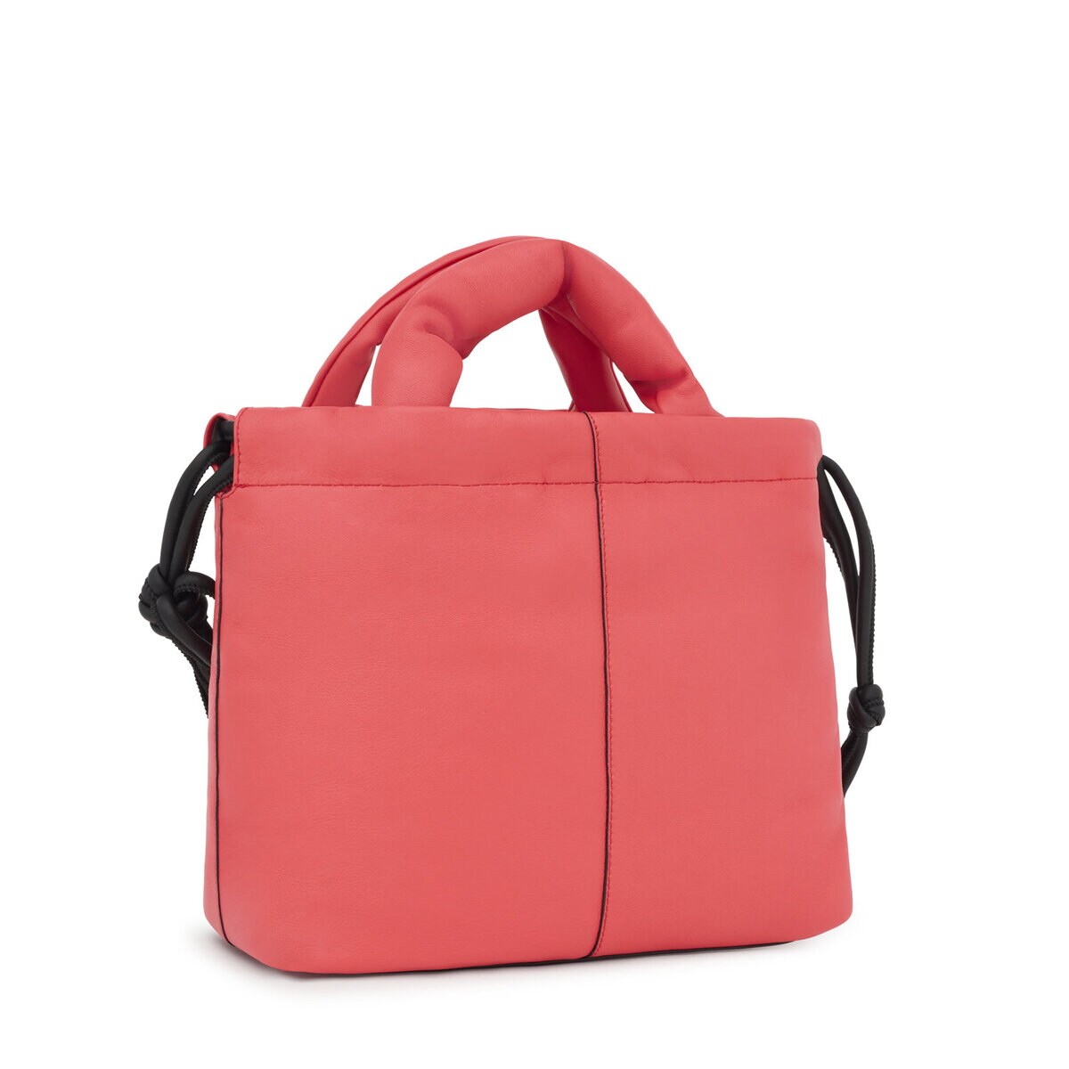 Saca mediana coral de piel TOUS Cloud