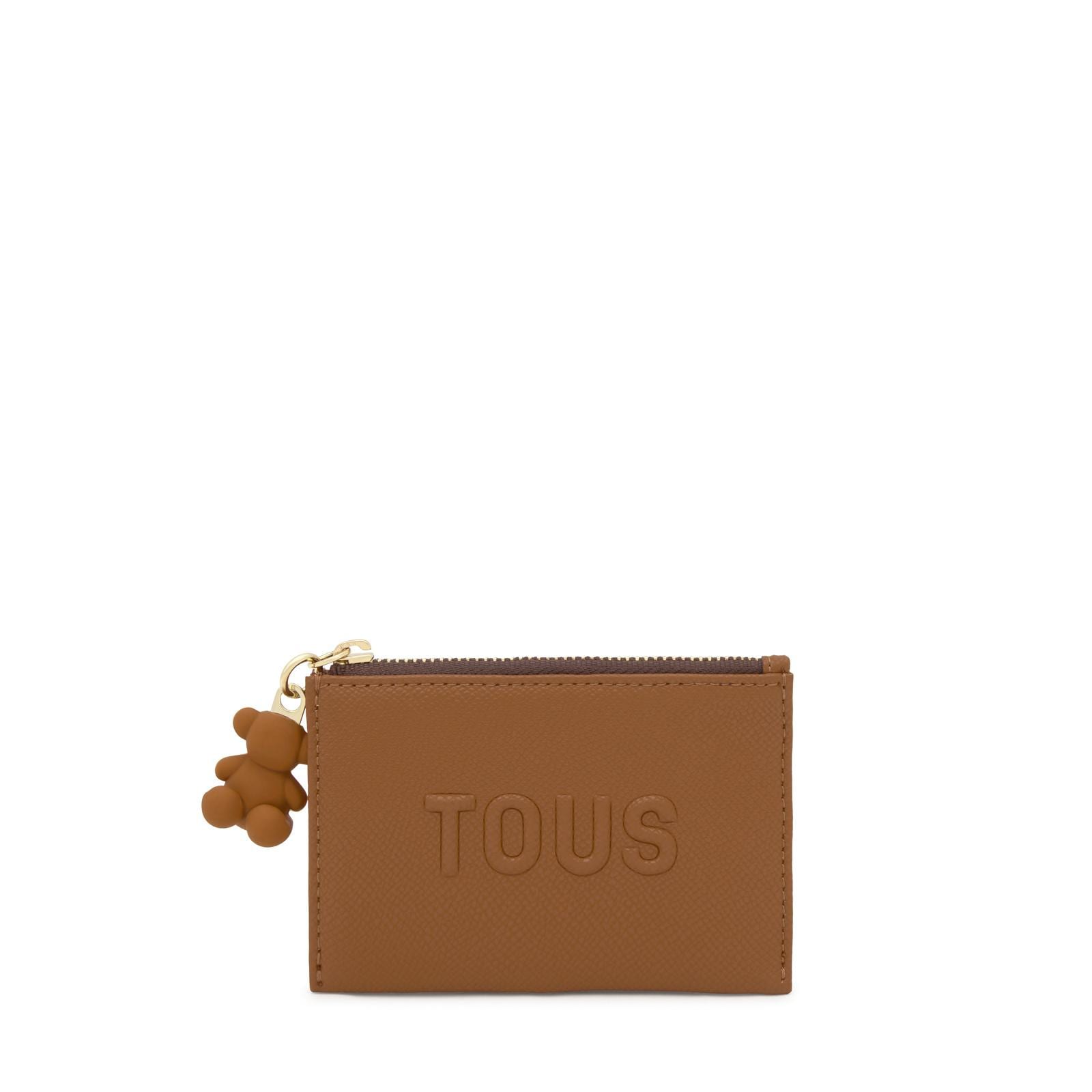 MONEDERO-TARJETERO TOUS BRENDA CAMEL