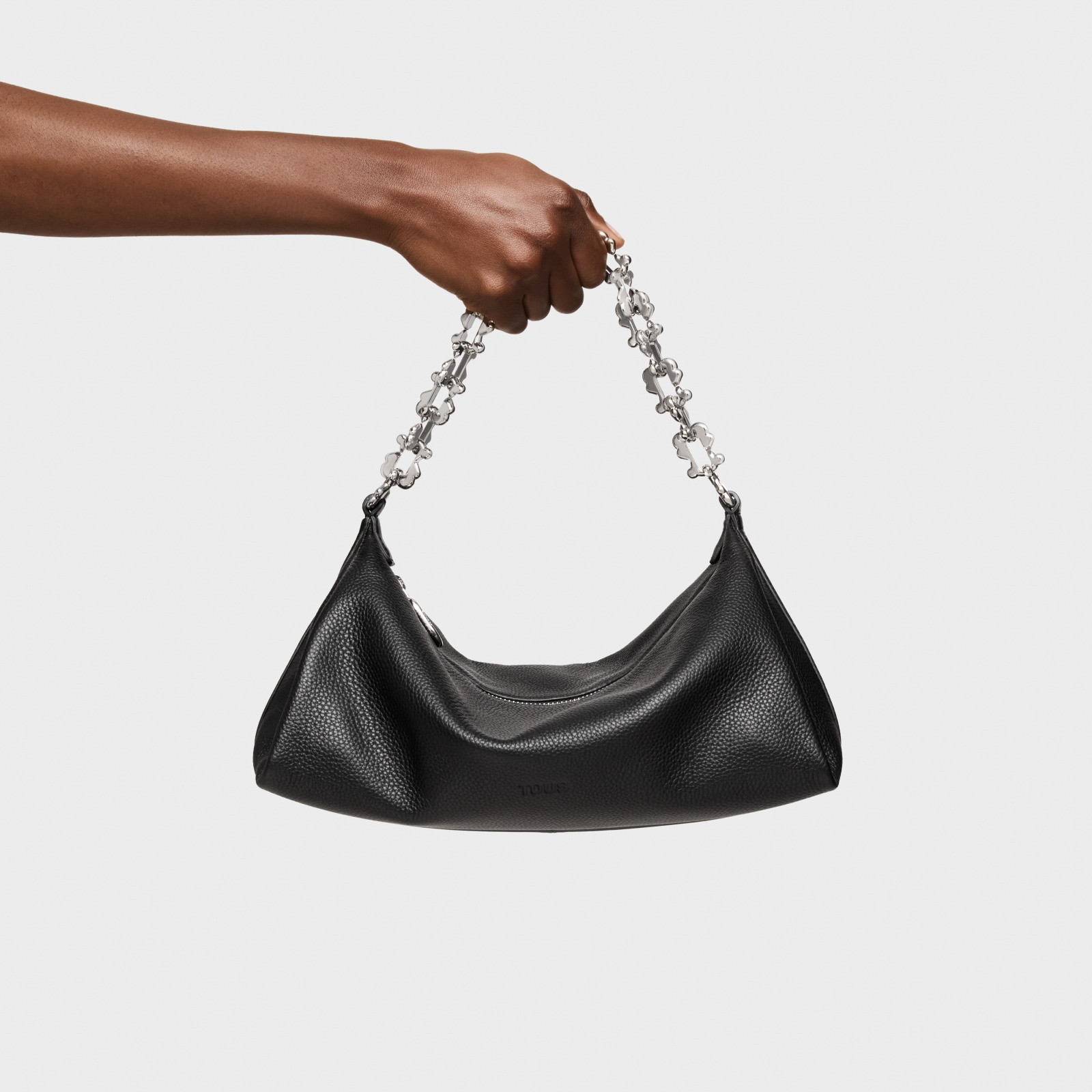 BANDOLERA TOUS FOLD CHAIN NEGRO