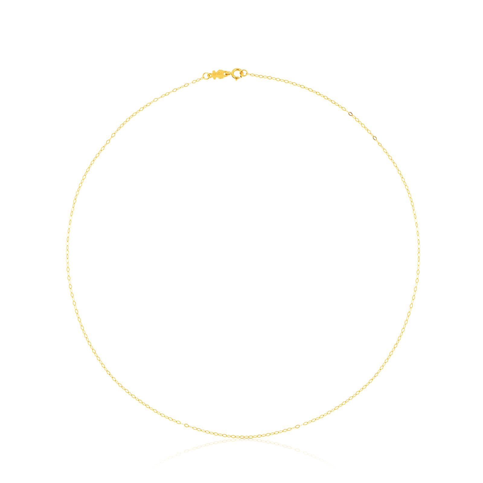 Gargantilla de oro con anillas ovales, 40 cm TOUS Chain Gargantilla de oro con anillas ovales, 40 cm TOUS Chain