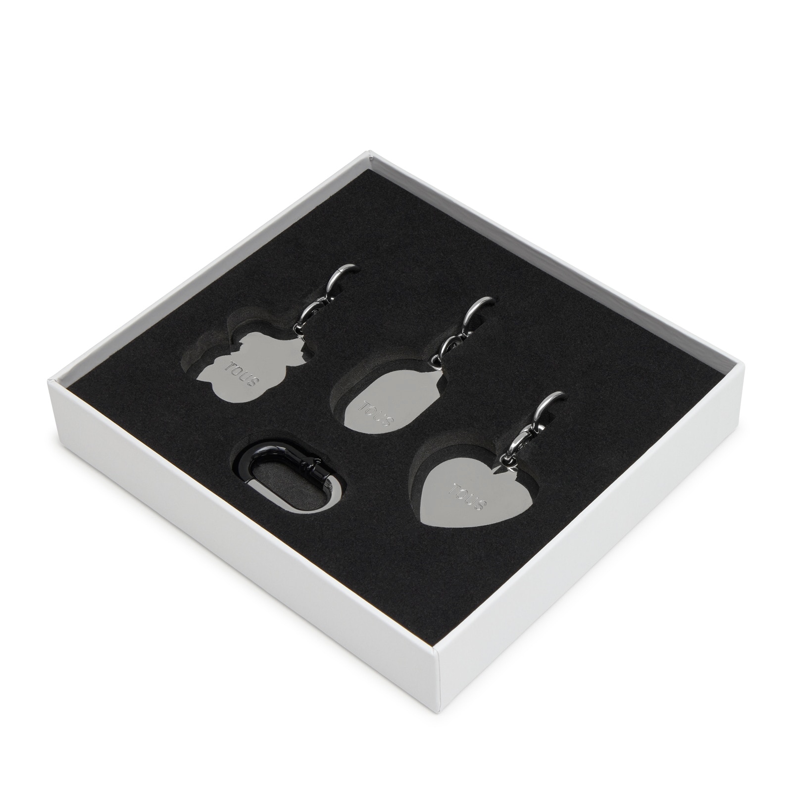 PACK LLAVEROS HOLD COLGANTES PLATEADO