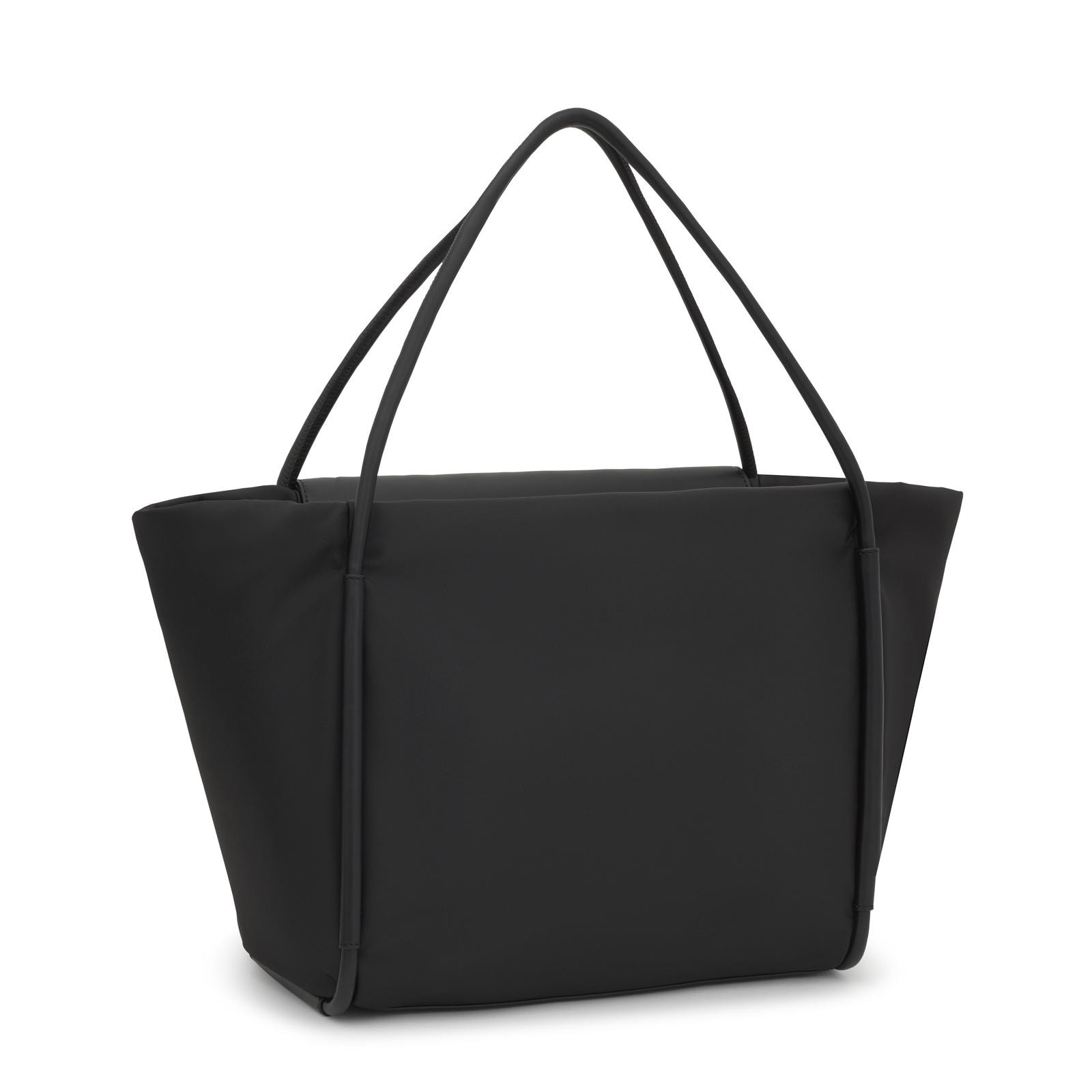 Bolso capazo grande TOUS Silhouette Soft en color negro