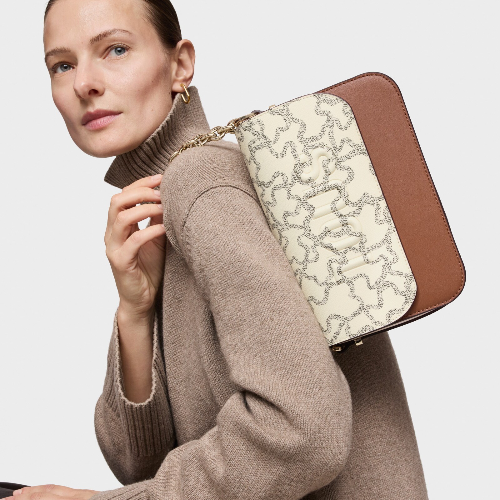 BANDOLERA M. CHAIN KAOS ICON CAMEL-BEIGE