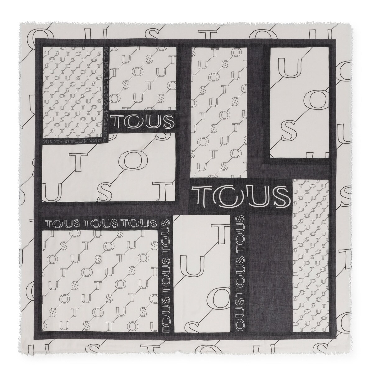 Pañuelo Script Soft blanco