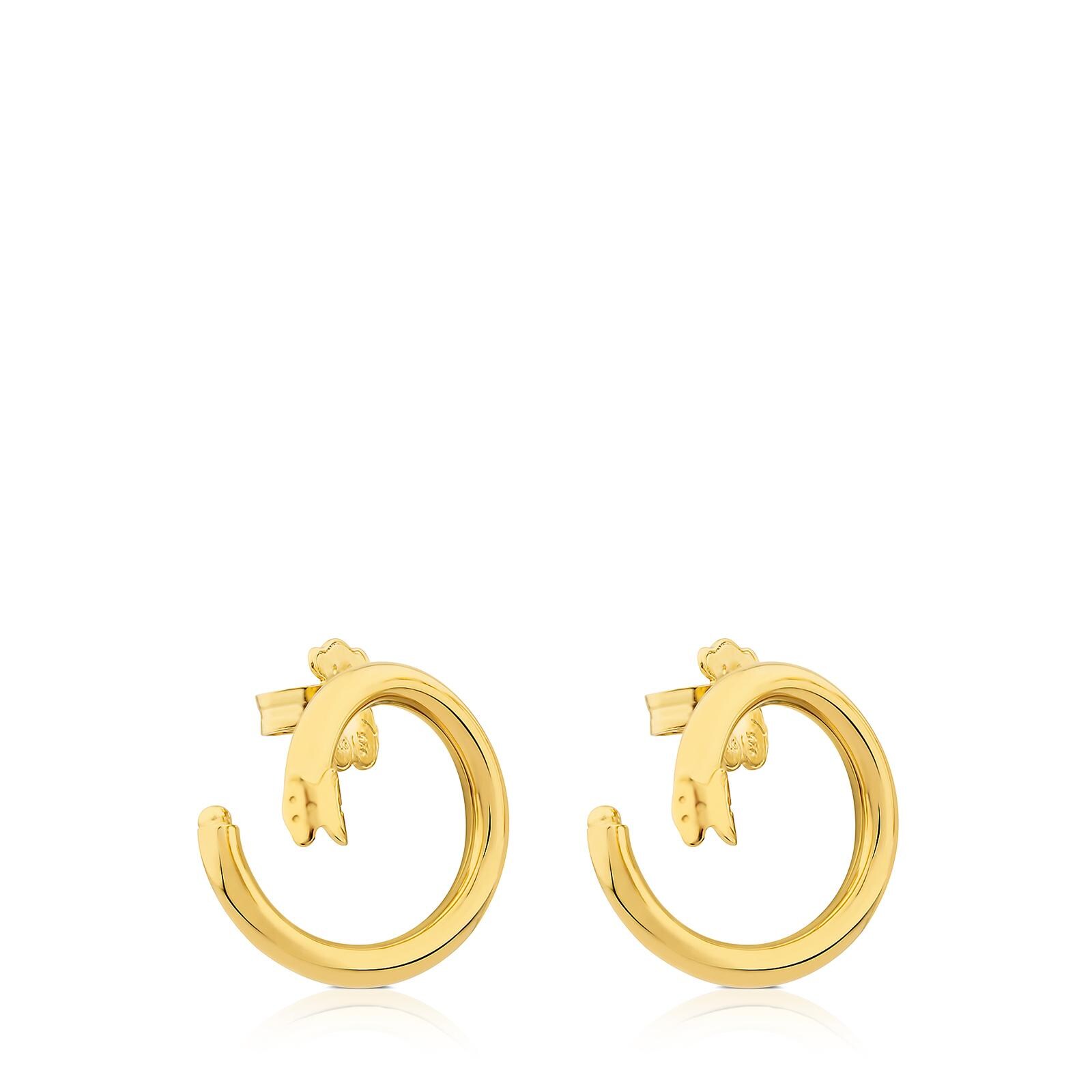 Aros medianos Hold de Plata Vermeil