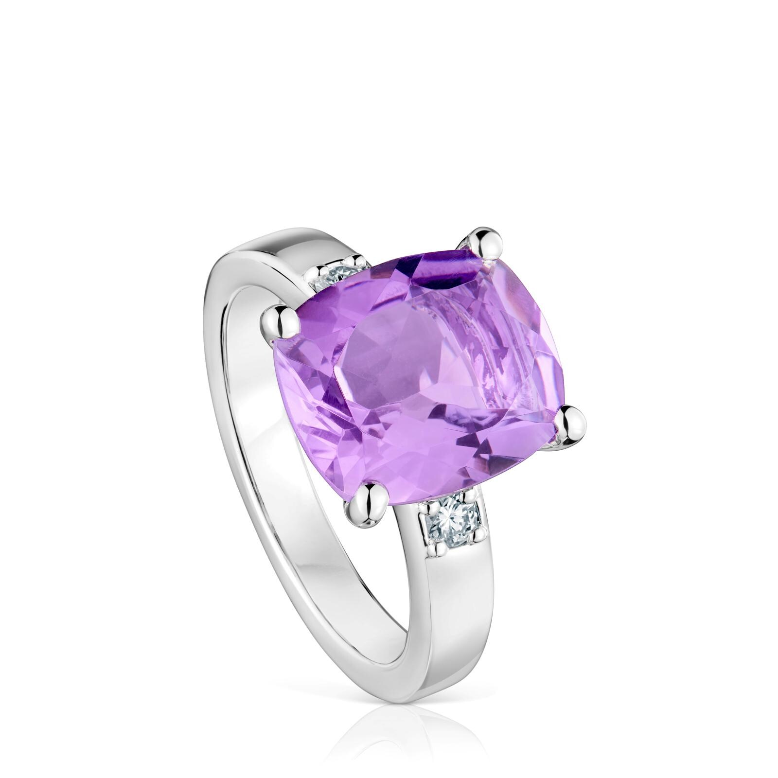 SORTIJA PLATA1ªLEY 0,12CT H/SI DIA AMATISTA