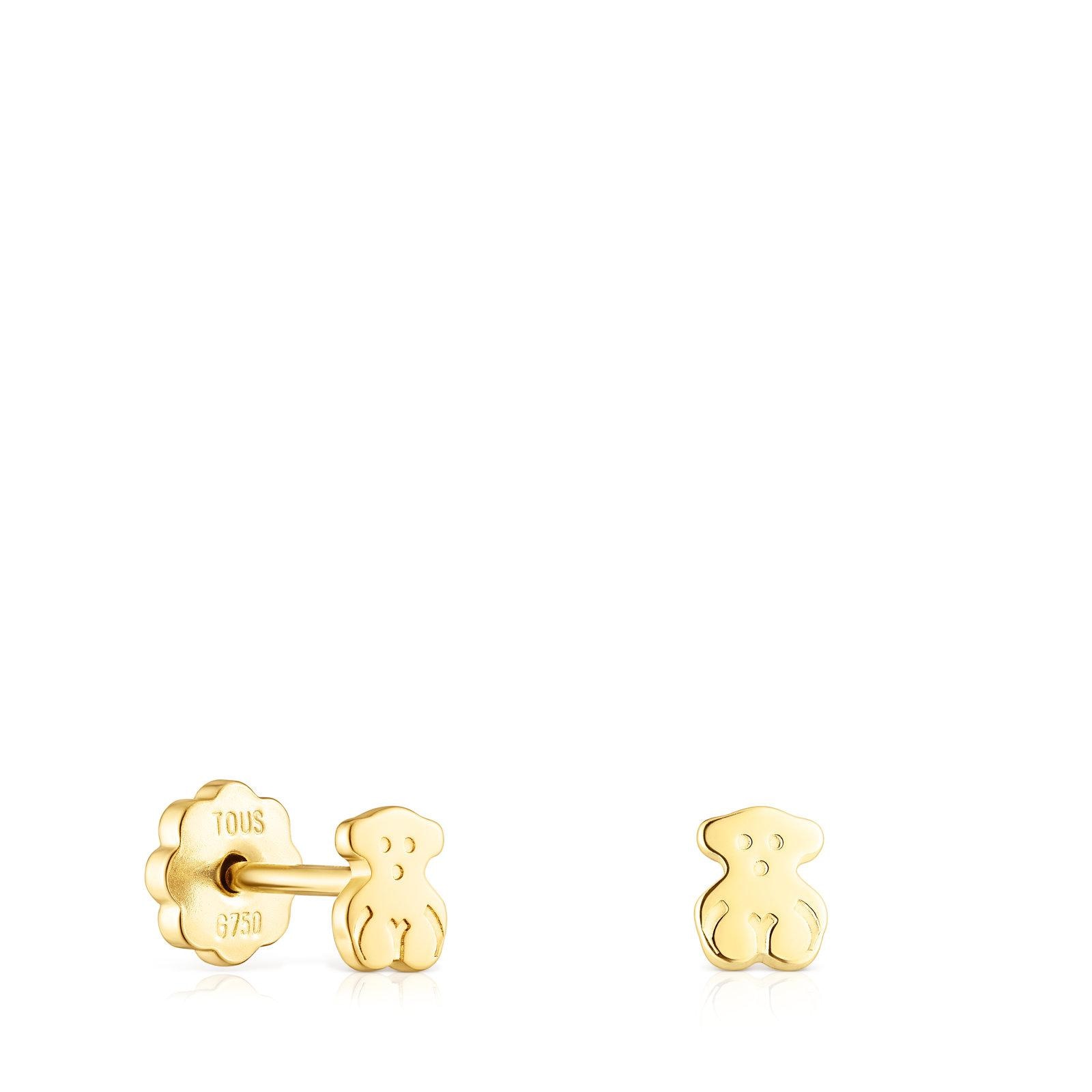 Pendientes de oro motivo oso 0,4cm Baby TOUS Pendientes de oro motivo oso 0,4cm Baby TOUS