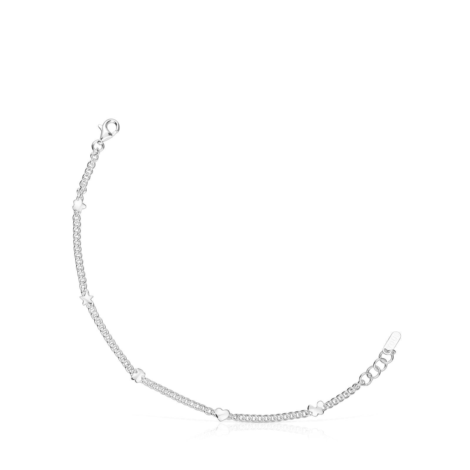 Pulsera cadena de plata motivos Bold Motif Pulsera cadena de plata motivos Bold Motif