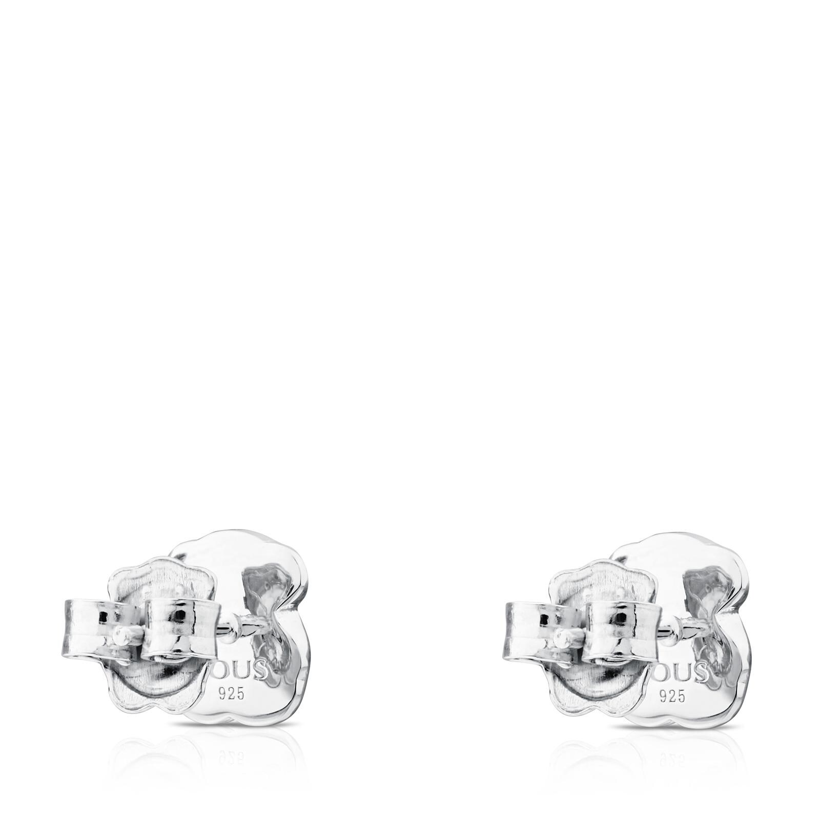 Pendientes New Color de Plata con Cuarzo con Dumortierita