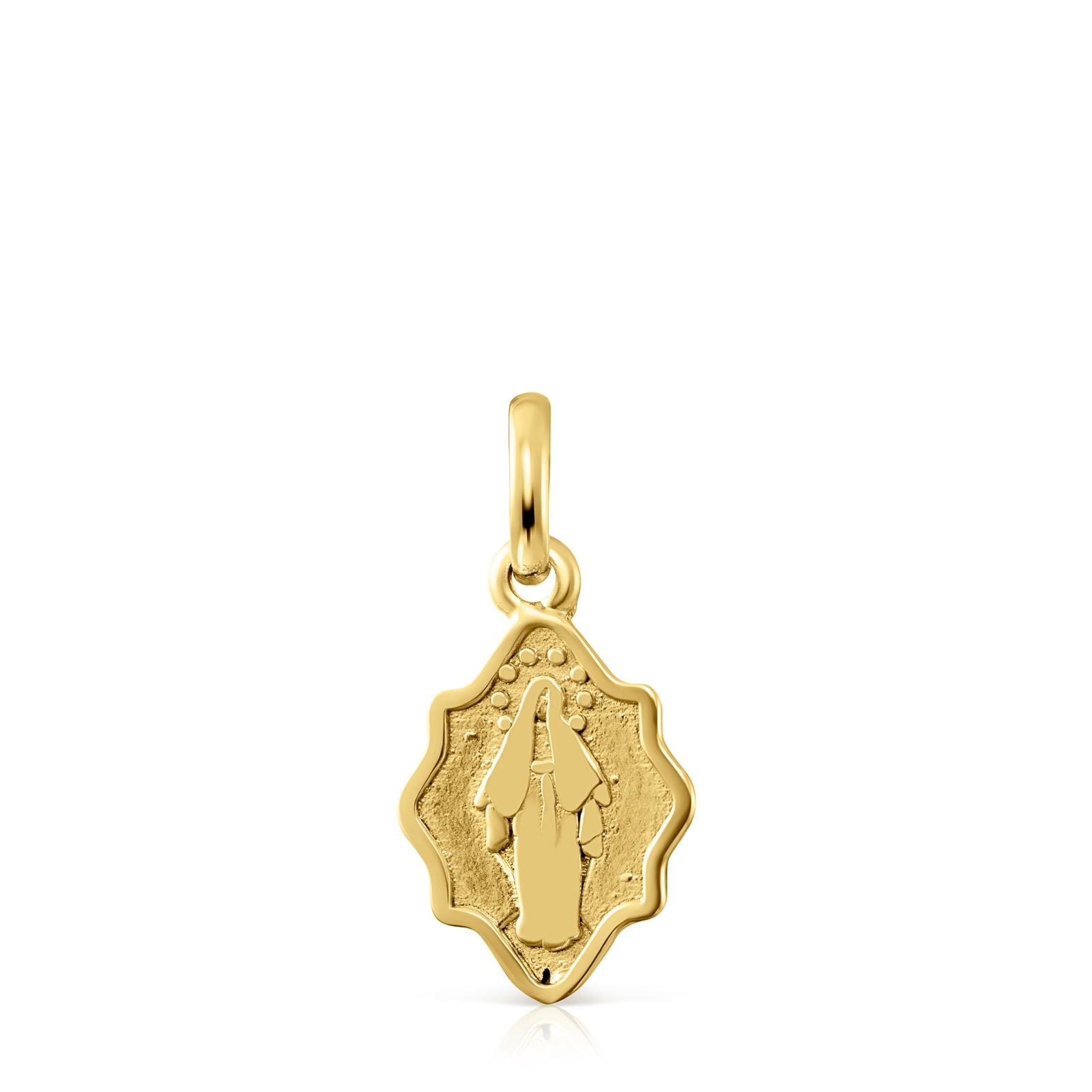 Colgante Devoción Virgen Milagrosa de Oro