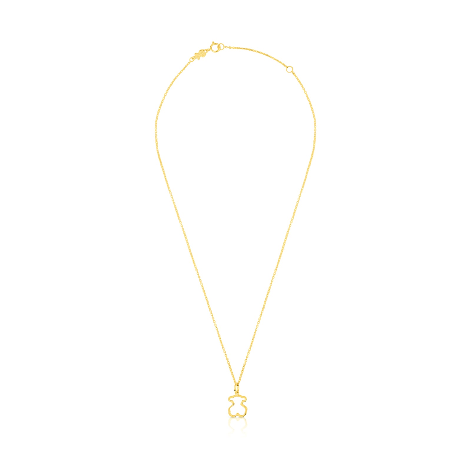 Collar con baño de oro 18 kt sobre plata Galaxy