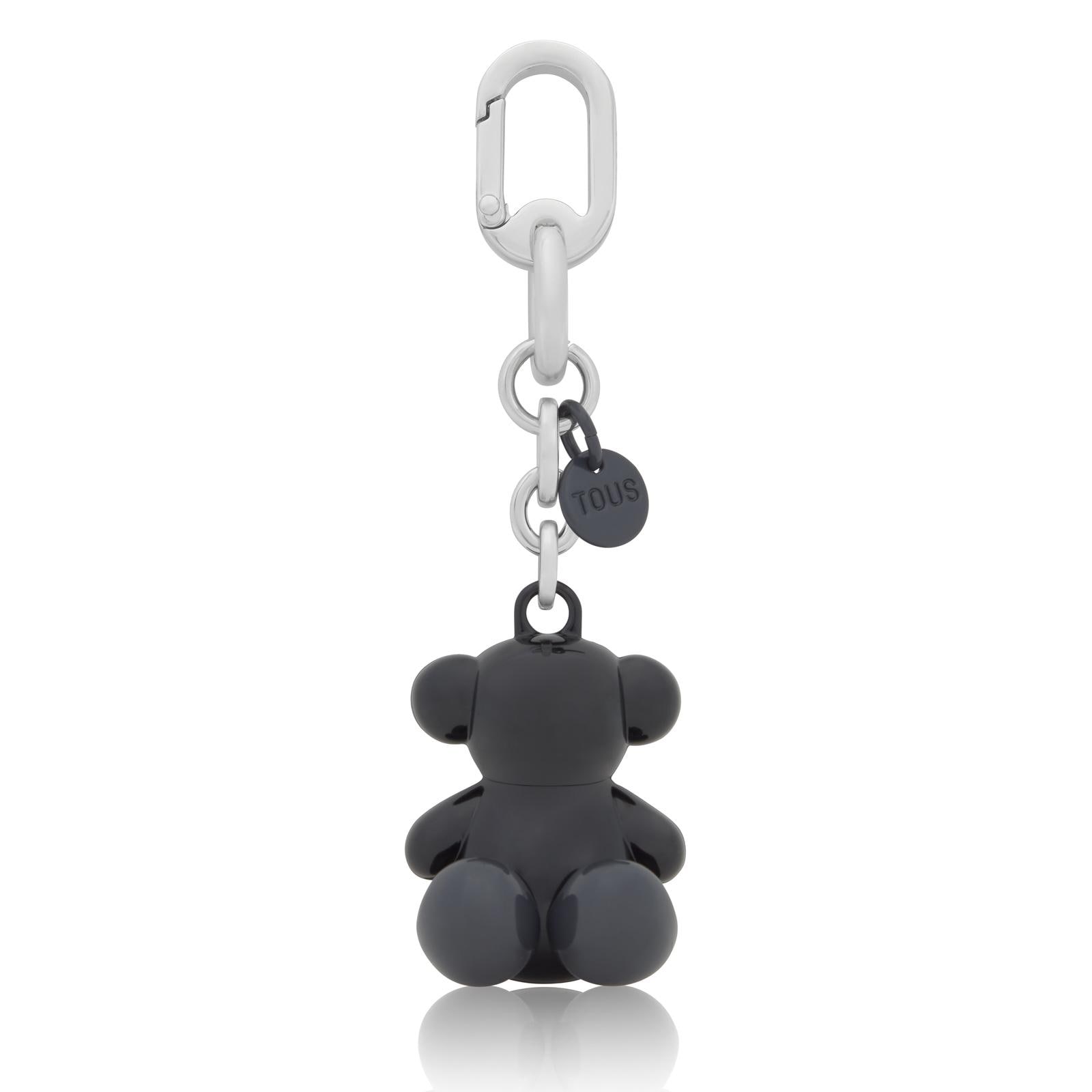 Llavero Metal Bold Bear en color negro