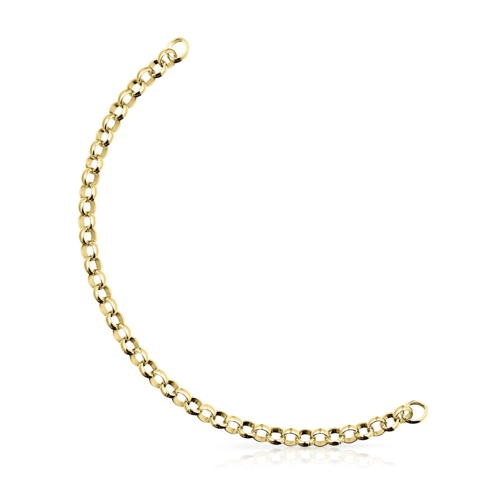 Pulsera con baño de oro 18 kt sobre plata Hold