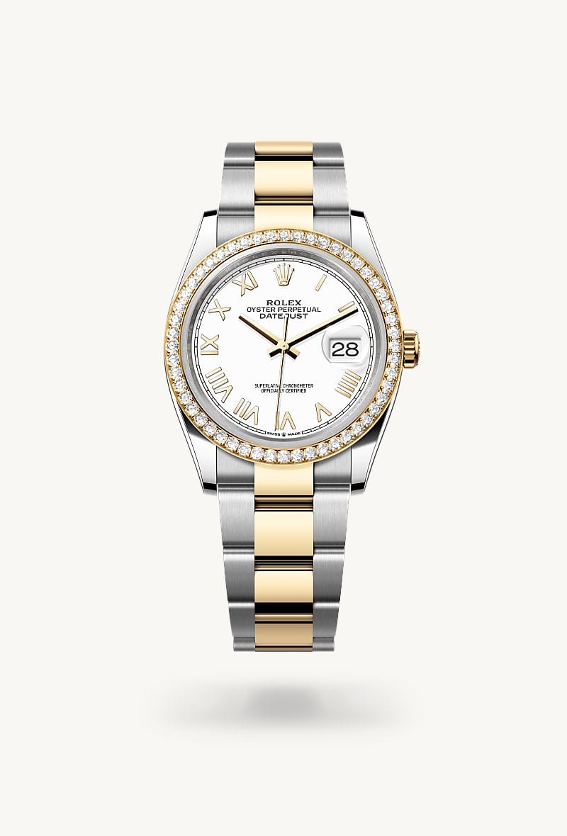 Rolex Datejust 36 Rolesor amarillo —combinación de acero Oystersteel y ...