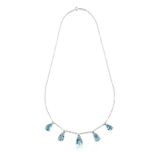 A blue variety of Beryl it