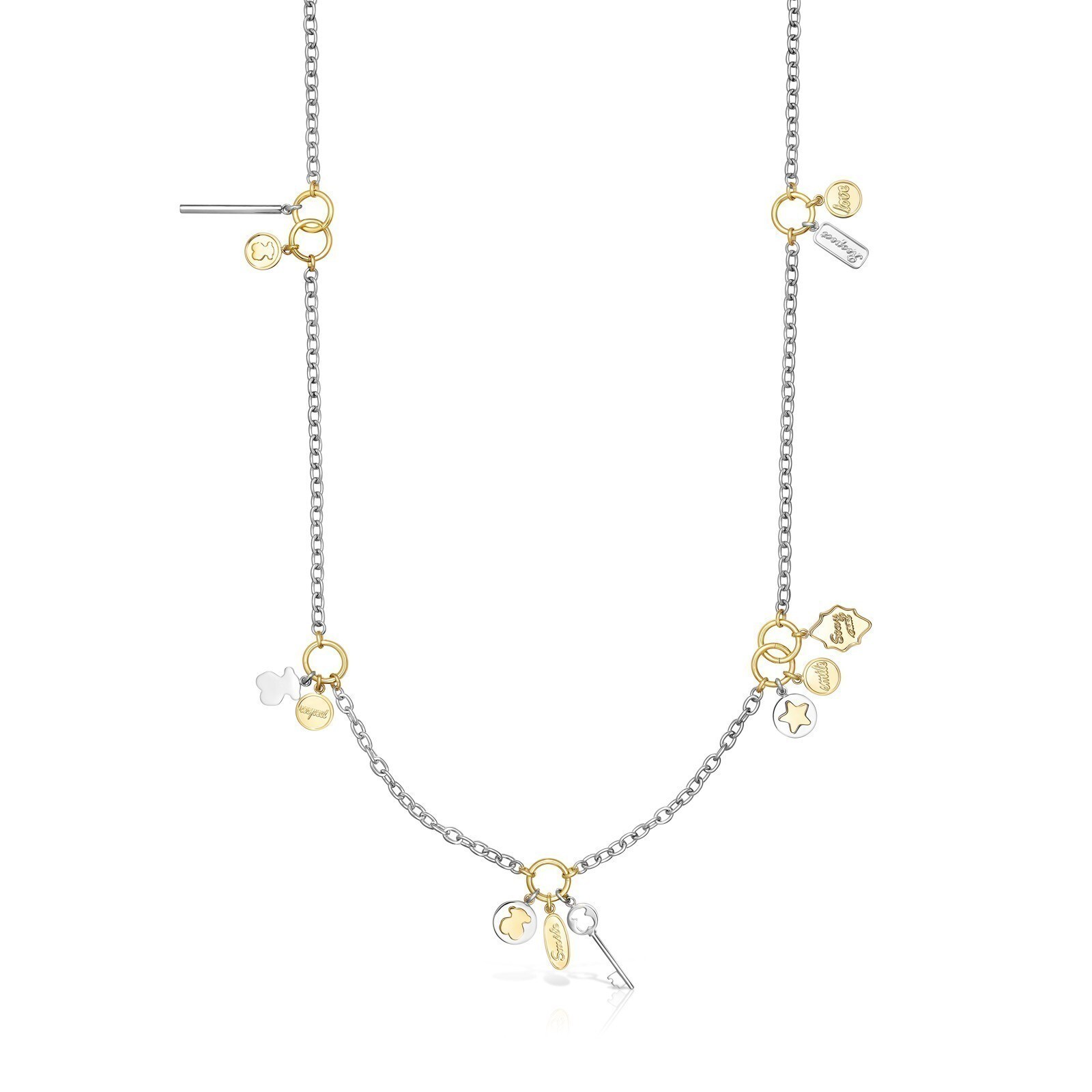 Tous колье цепь. Ожерелье tous Glory. Tous цепочка белое золото. Ожерелье tous Звездочка