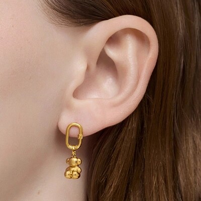 Сережки TOUS Hold Oval 1004227000 - 4